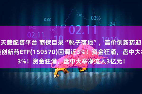天载配资平台 商保目录“靴子落地”，高价创新药迎新出路？港股通创新药ETF(159570)回调近3%！资金狂涌，盘中大举净流入3亿元！